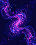 Nebula Flow Cosmic Swirl Rug