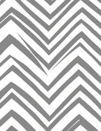 Gray Chevron Abstract Geometric Pattern Rug