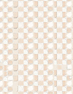 Soft Checkered Square Pattern Rug