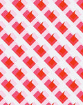 Geometric Heart Patterned Rug