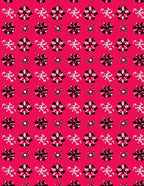 Floral Swirl Pattern Design Rug