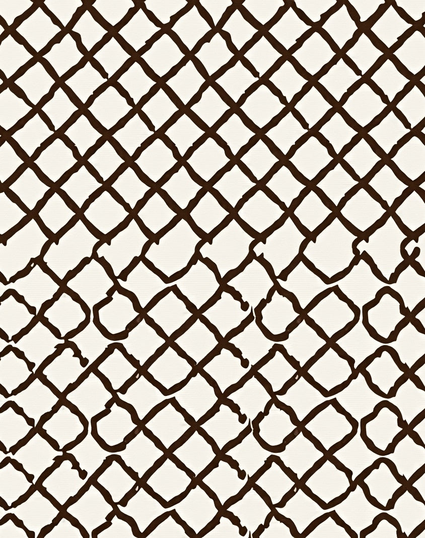 Diamond Pattern Grid Design Rug