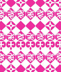 Modern Geometric Pink Tribal Rug