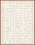 Abstract Grid Motif Pattern Rug