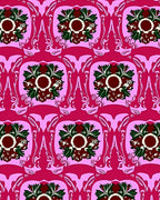 Bold Floral Pattern With Pink Accent Rug