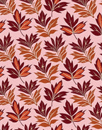 Autumn Leaf Pattern Deco Rug