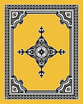 Grand Black and White Mandala Garden Rug