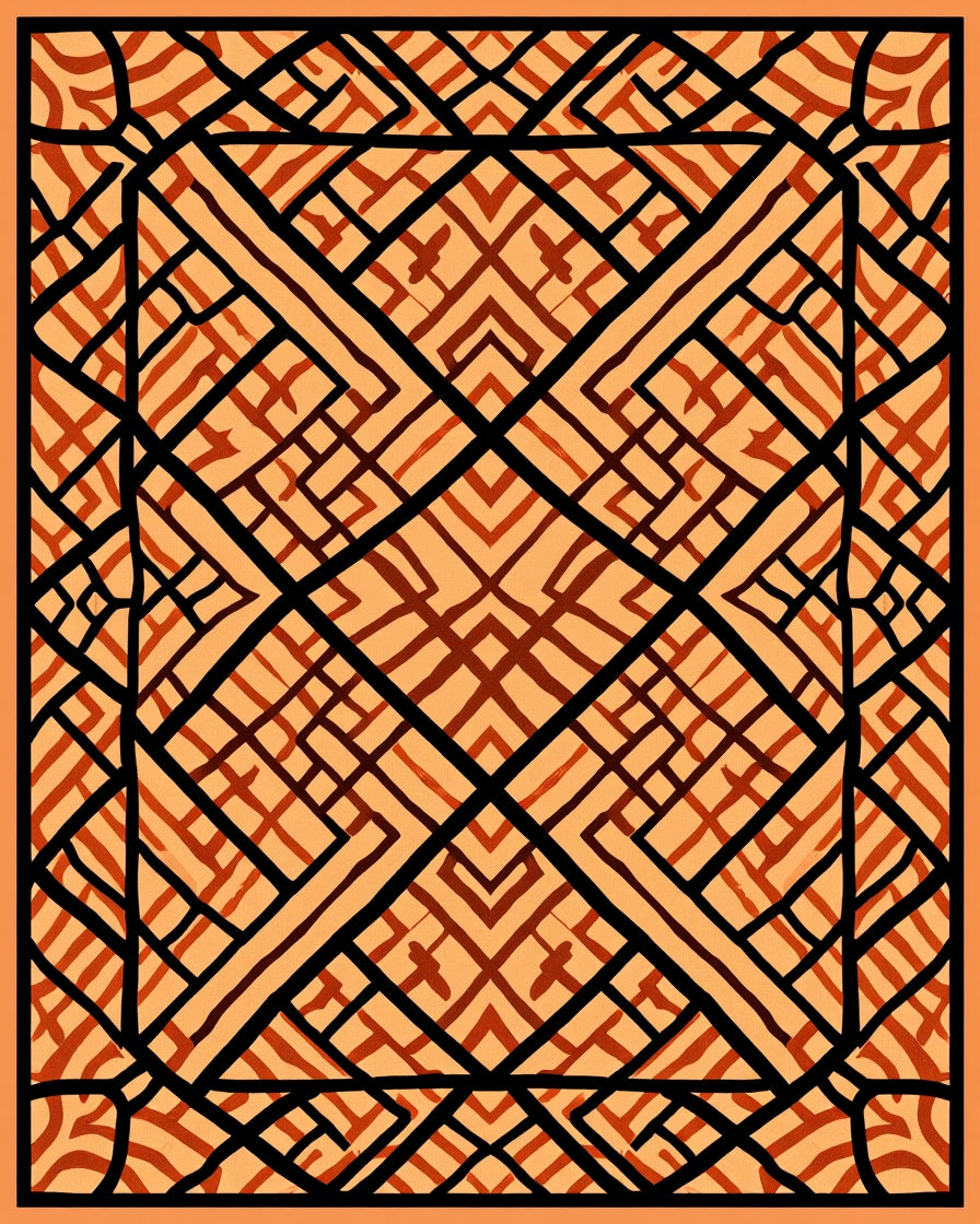 Geometric Abstract Design Rug