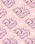 Whimsical Bat Star Pattern Rug