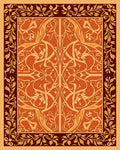 Art Nouveau Vine Pattern Rug