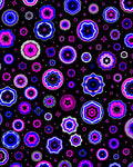 Colorful Floral Star Geo Pattern Rug