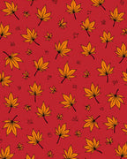 Autumn Leaf Fall Pattern Design Rug
