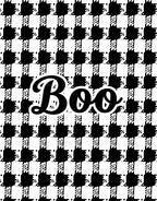 Black White Houndstooth Pattern Rug