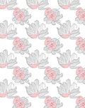 Abstract Rose Floral Pattern Design Rug