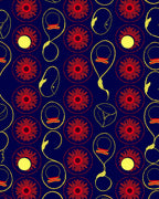 Bold Floral With Abstract Elements Design Rug