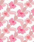 Pink Floral Whimsical Pattern Rug