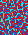 Bold Abstract Swirls Design Rug