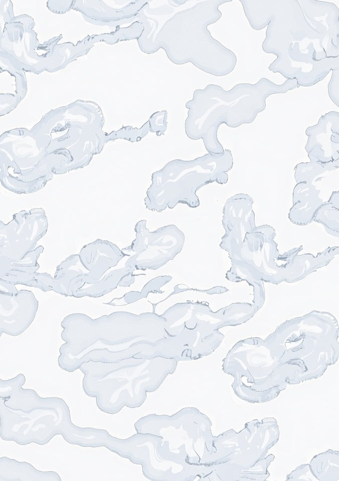 Abstract Cloud Form Pattern Rug