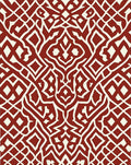 Intricate Lattice Interlocking Geometric Design Rug