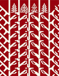 Abstract Tree And Branch Pattern Rug