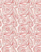 Organic Swirl Wood Grain Pattern Rug