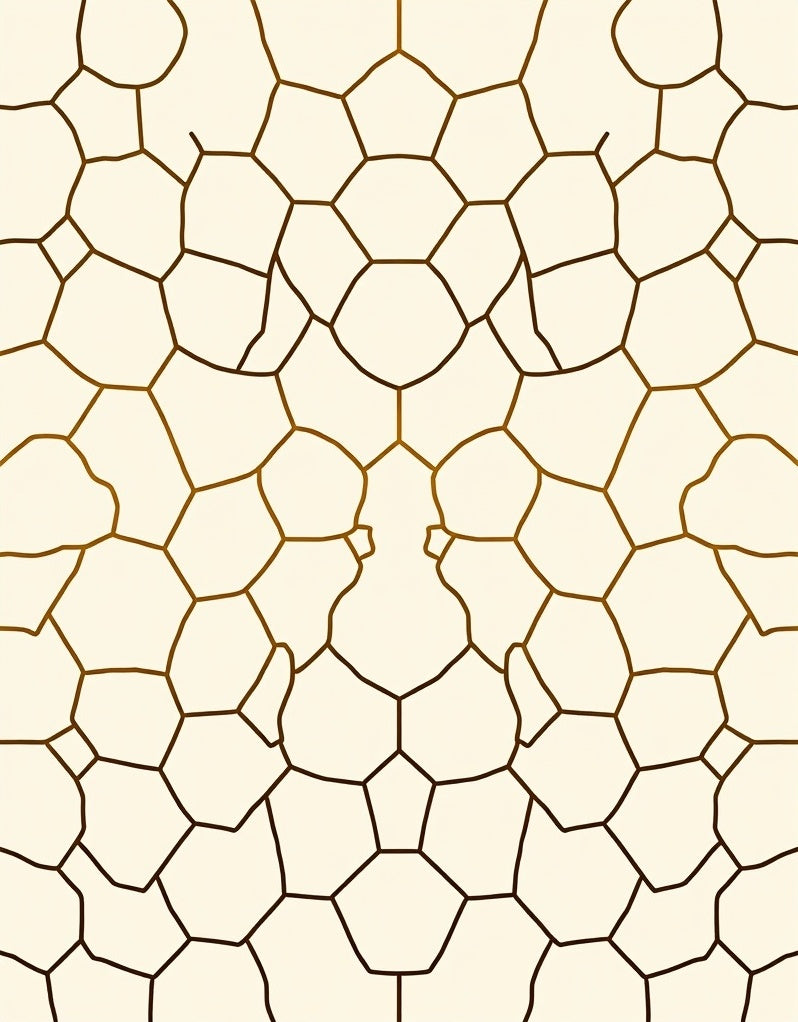 Organic Geometric Pattern Rug