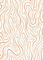 Organic Swirls Abstract Brushstroke Rug