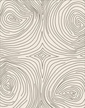 Wood Grain Contour Pattern Rug