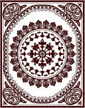 Ornate Mandala Ethnic Pattern Rug