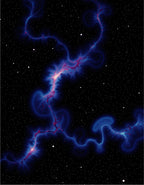 Cosmic Nebula Amethyst Swirl Rug