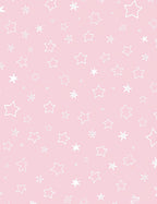 Pink Starry Night Pattern Rug