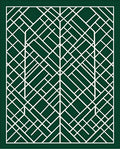 Geometric Intersecting Lines Design Rug