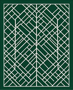 Geometric Intersecting Lines Design Rug