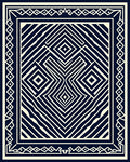 Bold Geometric Patterned Rug