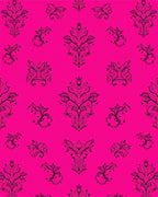 Vibrant Floral Scroll Pattern Rug