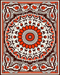 Bold Floral Mandala Graphic Rug