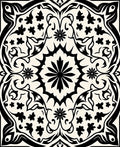Classic Floral Mandala Pattern Rug