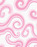 Pink Swirls Soft Gradient Pattern Rug