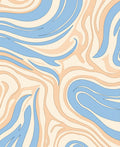 Abstract Swirl Pattern Rug