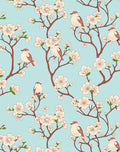 Birds and Blossom Pattern Design Rug