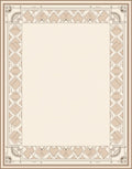 Geometric Art Deco Border Design Rug