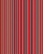 Bold Red Black White Stripe Pattern Rug