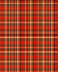 Bold Red Yellow Plaid Design Rug