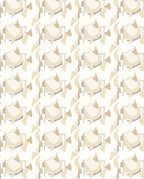 Soft Beige Abstract Organic Pattern Rug