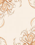 Ornate Swirls in Warm Tones Rug