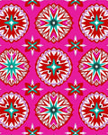 Bold Floral Sunburst Pattern Rug