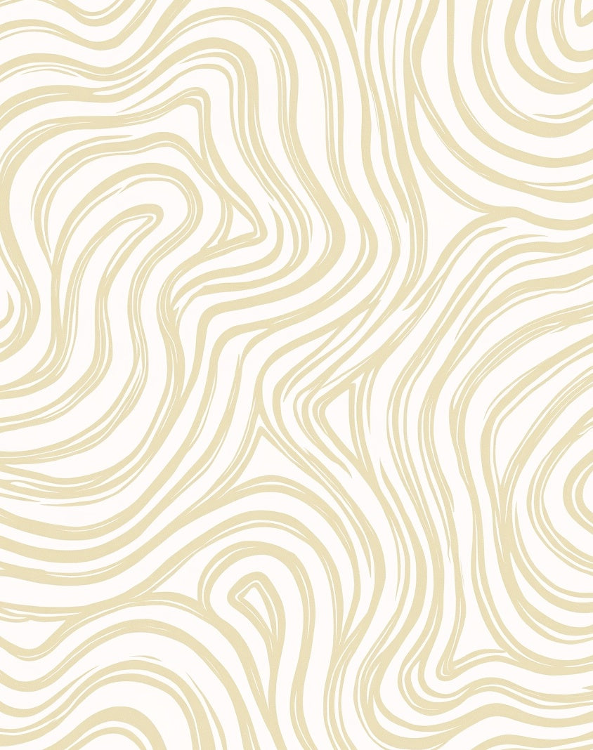 Creamy Swirl Pattern Rug