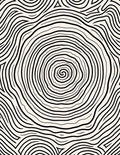 Abstract Swirl Contour Pattern Rug