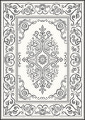Vintage Floral Scrollwork Classic Design Rug