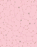 Pink Cosmic Constellation Pattern Rug